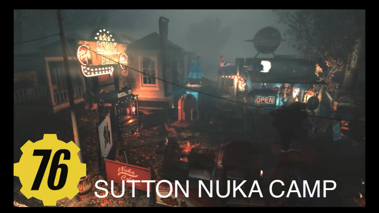 Fallout 76 Sutton Nuka camp, fallout76