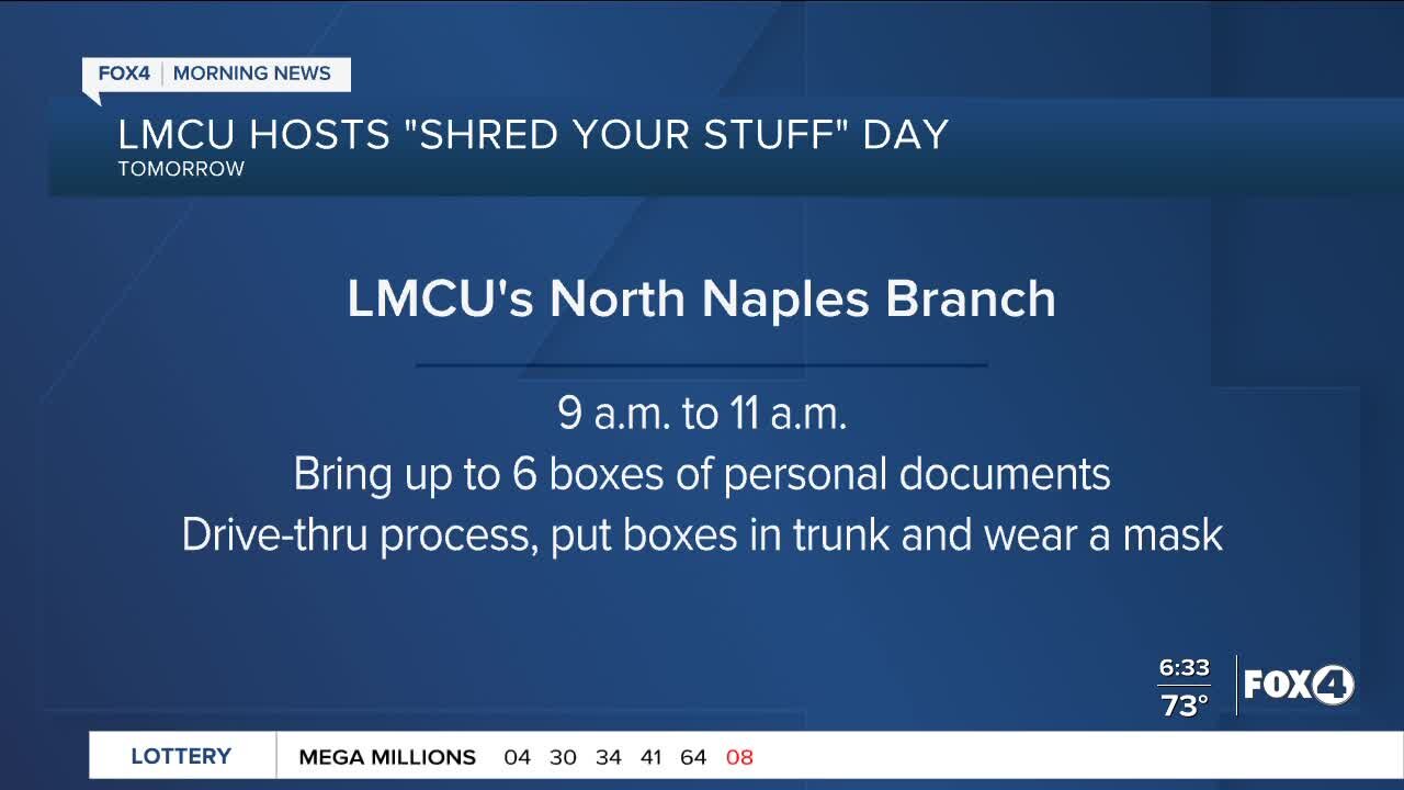 Free shred event tomorrow in Naples