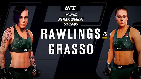 EA Sports UFC 3 Gameplay Alexa Grasso vs Bec Rawlings