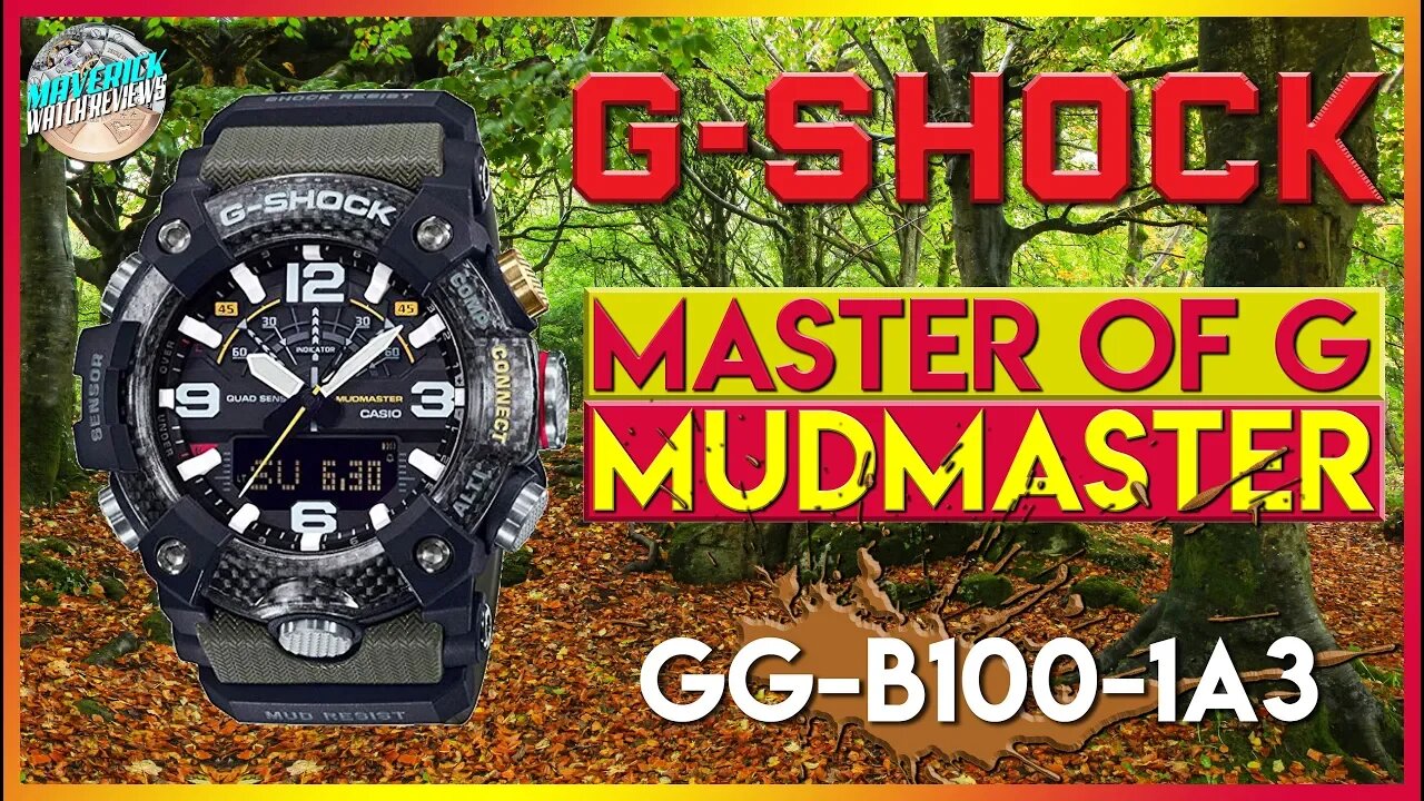 Let's Get Dirty! | G-Shock Mudmaster Bluetooth Quartz GG-B100-1A3 Unbox & Review