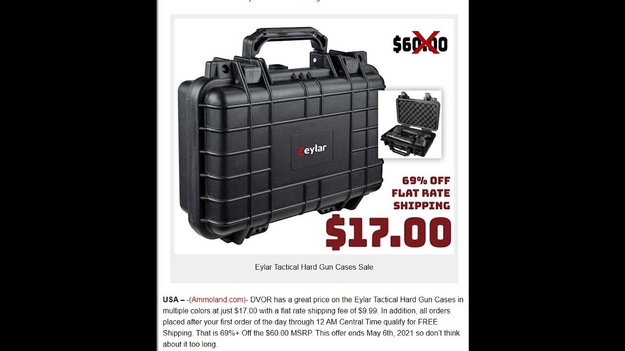 Eylar Hard Cases For Guns, Gadgets or Gear. Smoking Deal Sale