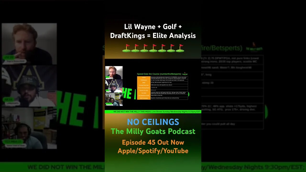 LIL RANGE #draftkings #podcast #trending #dfs #funny #golf #jokes #pga #shorts #freestyle #golflife