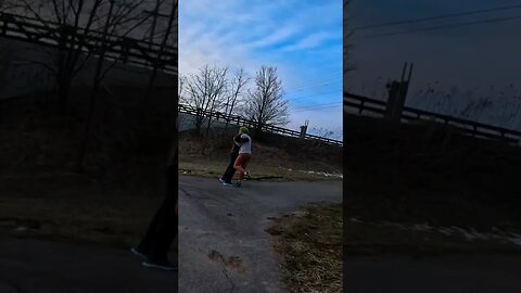 candid bromance on the Erie Canal Trail