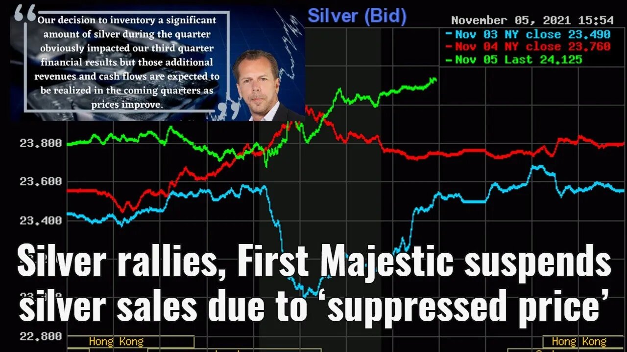 Silver rallies, First Majestic suspends silver sales due to ‘suppressed price’