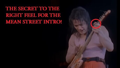 The secret to the Mean Street intro riff!