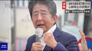 WARNING GRAPHIC: Video Shows the Exact Moment Fmr Japan Prime Minister Shinzo Abe was Assassinated