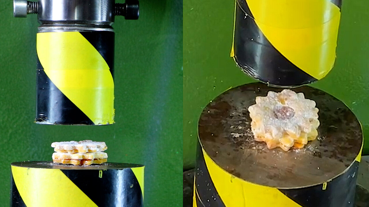 Cookies Vs Hydraulic Press