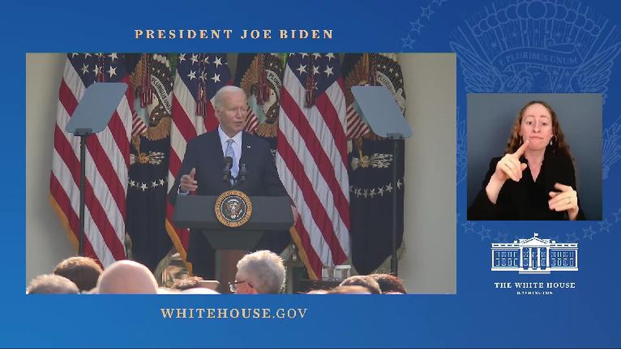 President Biden and the Second Gentleman Attend a Jewish American Heritage Month Celebration