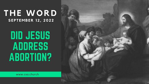 The Word: September 12, 2022