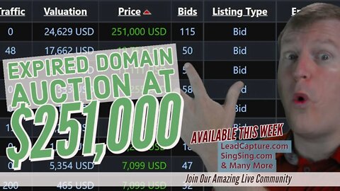 This Week's Expiring Domain Name Opportunities - Aug 22nd - Domain To Profit - #108