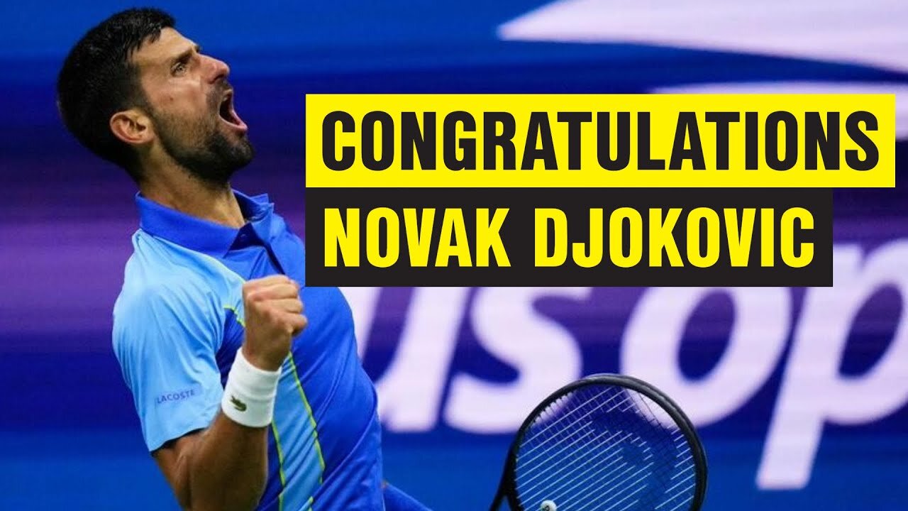 Congratulations Novak