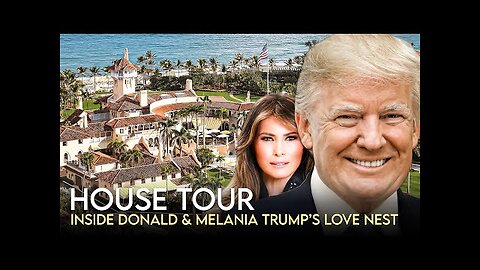 Donald Trump & Melania Trump | House Tour | $250 Million Palm Beach Mansion & More