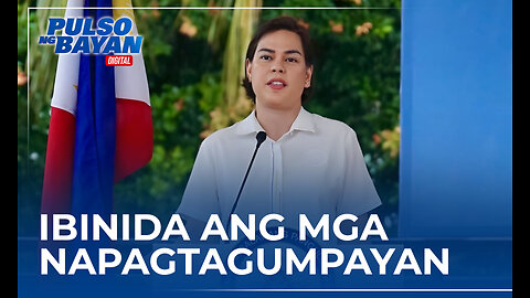 VP Inday Sara Duterte , ibinida ang mga napagtagumpayan ng DepEd sa basic education