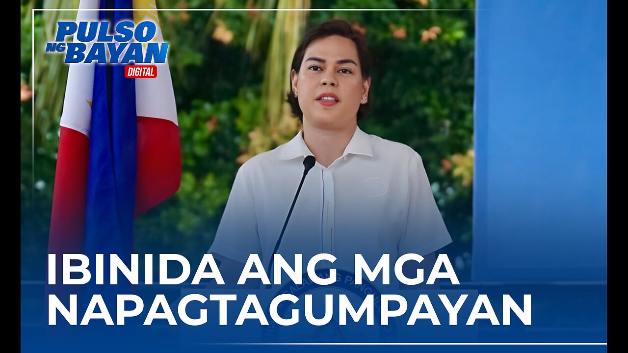 VP Inday Sara Duterte , ibinida ang mga napagtagumpayan ng DepEd sa basic education