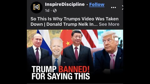 Here why Trump video was taken down