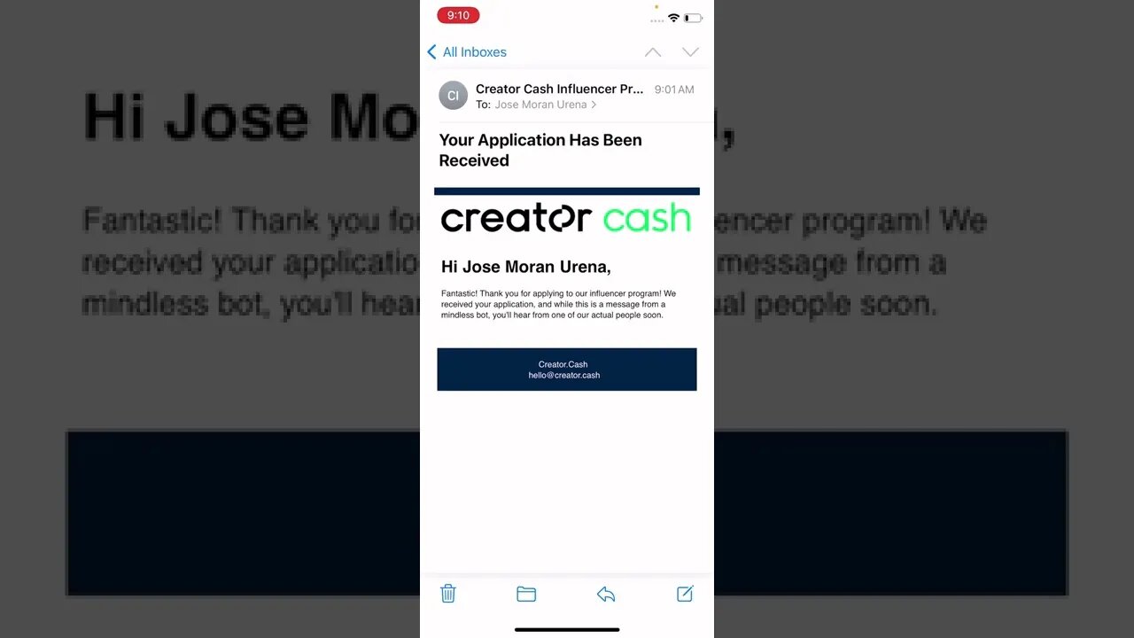 Creator Cash Influencer Program