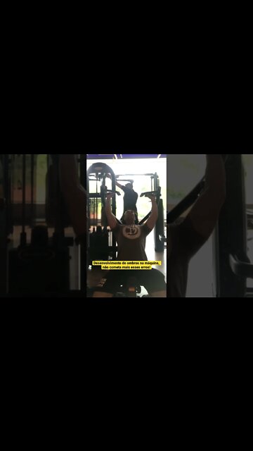 Como fazer o desenvolvimento de ombros corretamente #shorts