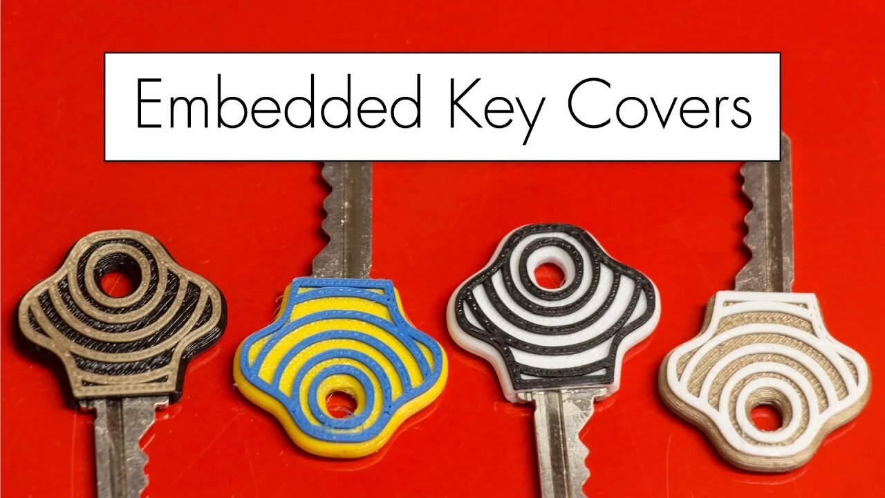 3D Printing Embedded Key Covers