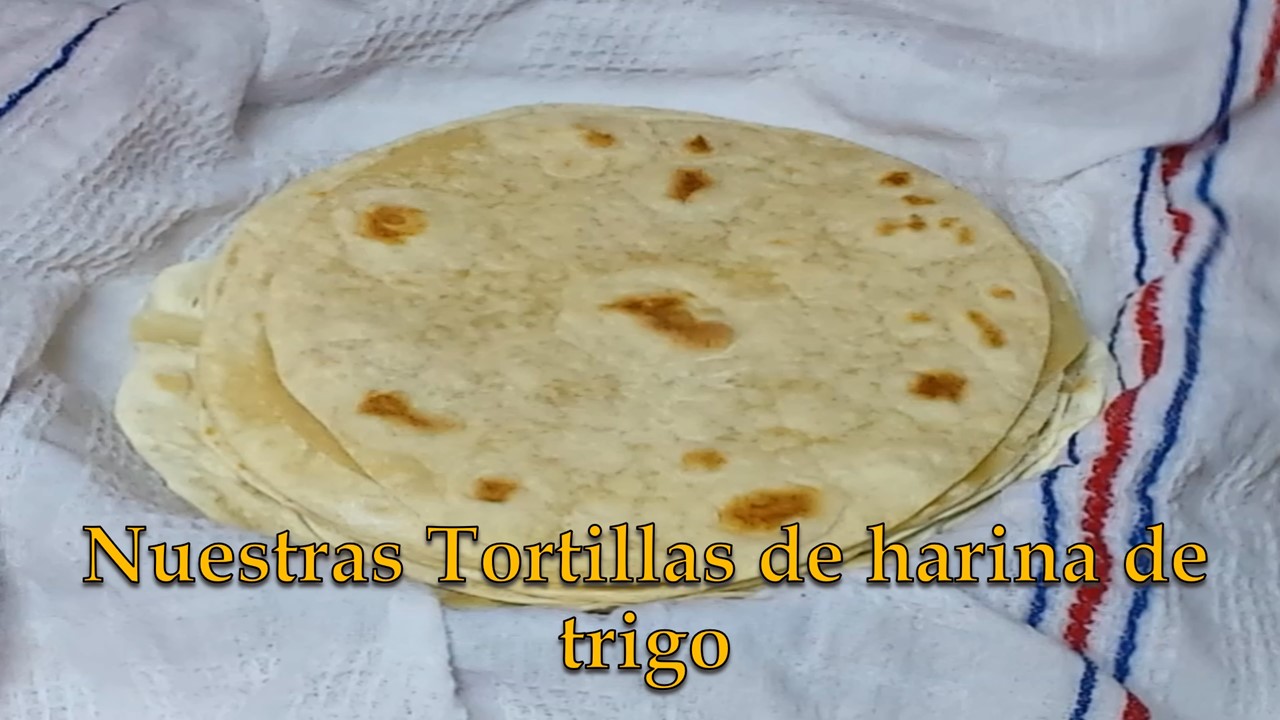 RECETA FÁCIL DE TORTILLAS DE HARINA (FLOUR TORTILLAS)