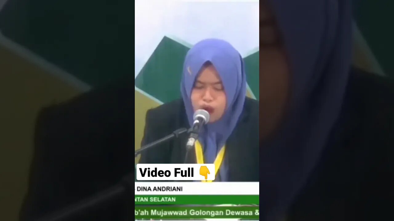 FINALIS MTQN XXIX 2022 KALSEL | DINA ANDRIANI-KALIMANTAN SELATAN | QIRA'AT MUJAWWAD