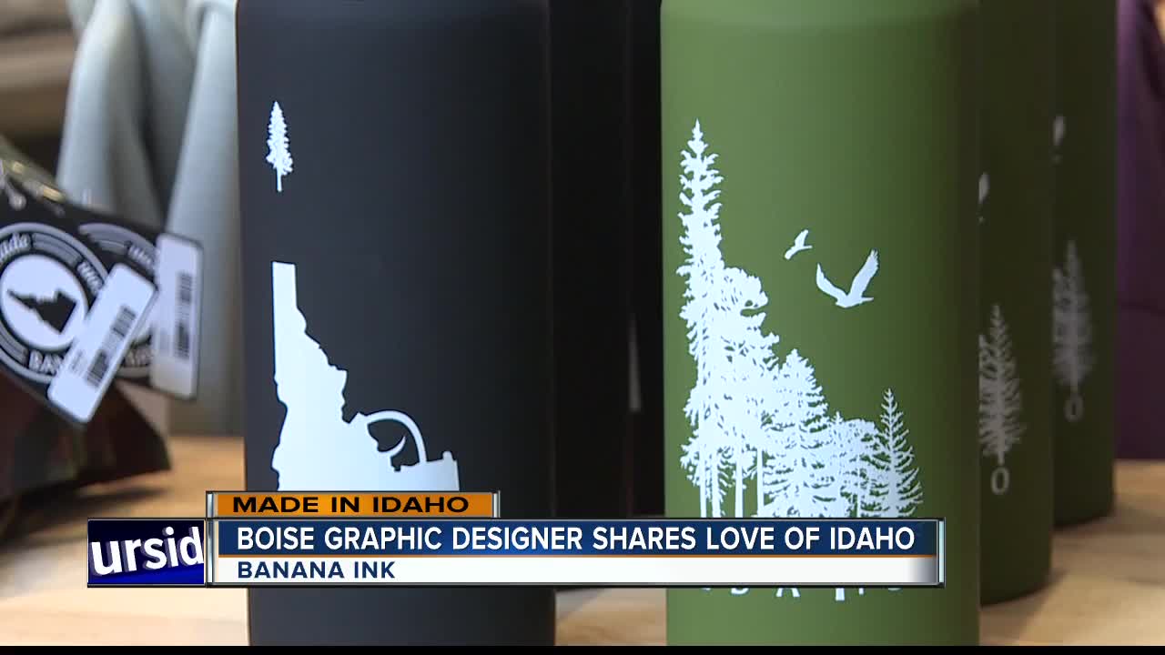 Made in Idaho: Boise graphic designer shares love of Idaho through Banana Ink designs