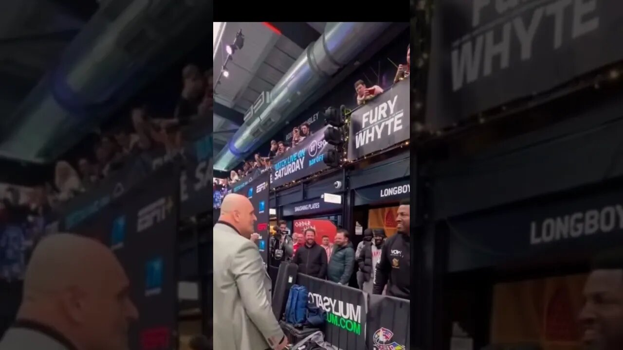 Tyson Fury's Dad Gets Into A Bit Of Trouble With Chisora's Team😂 #shorts #viral #daznboxing #boxing
