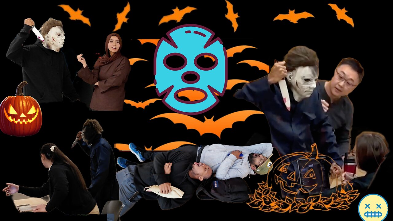 HALLOWEEN PRANK IN YORKU CLASSROOM!!!🎃👹🎭 Ft @EricandEvans
