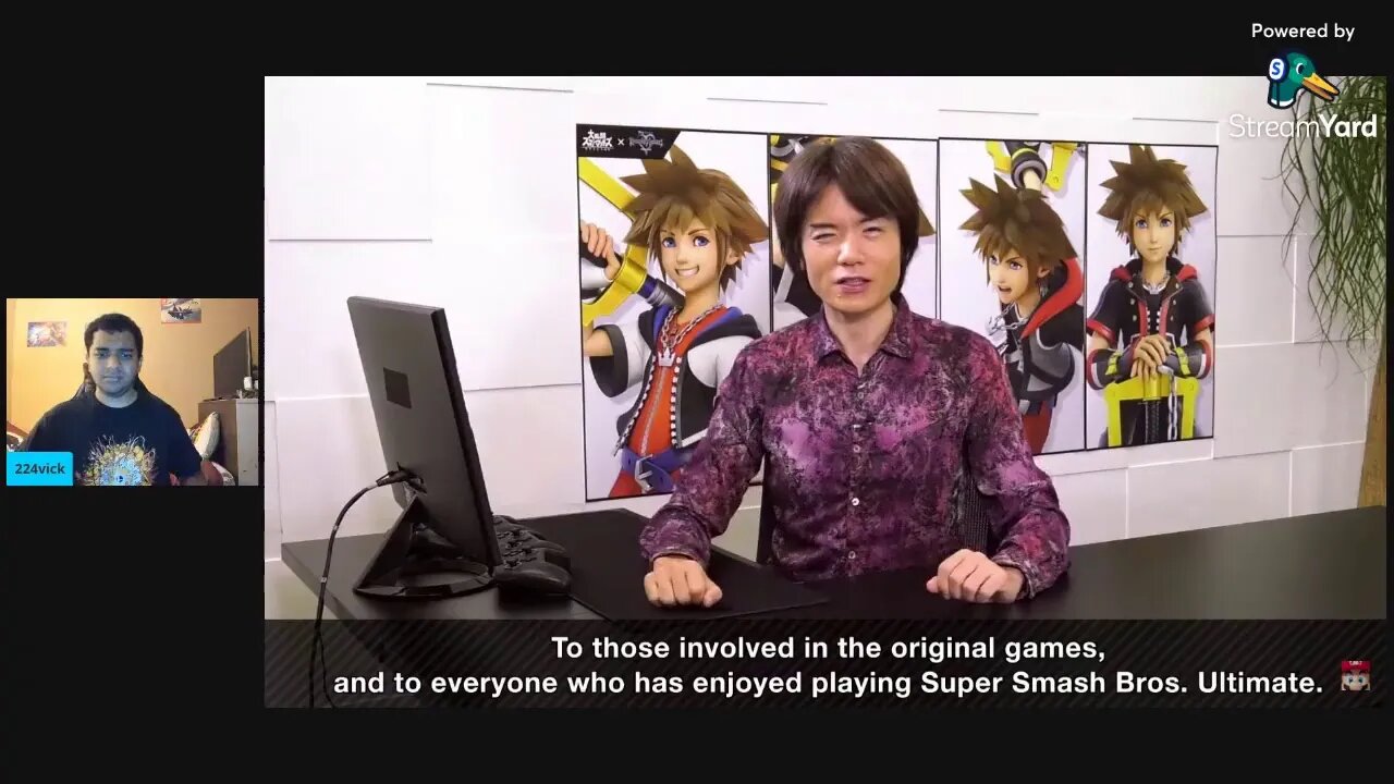 Final Smash Bros. Ultimate DLC fighter live reaction