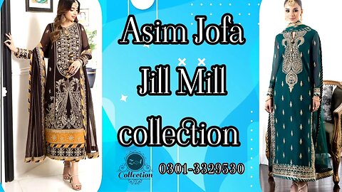 Asim Jofa Jill Mill Collection Fancy Dresses