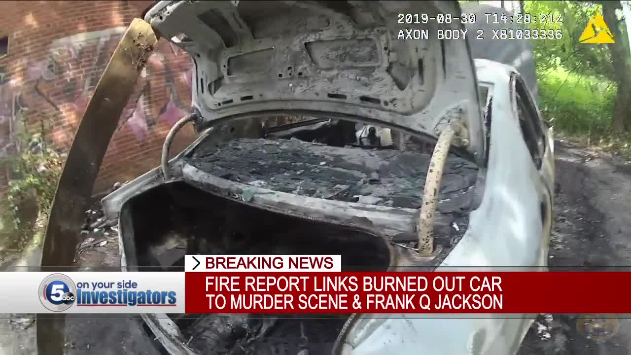 Report links burned-out car to mayor's grandson and August homicide