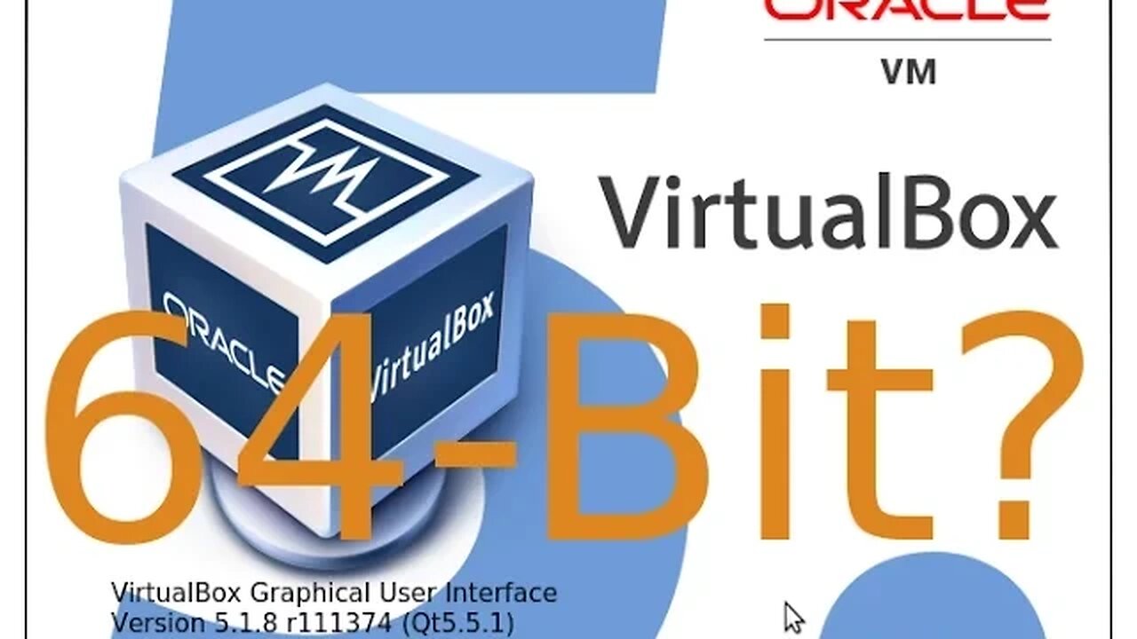 How To Get 64-Bit To Work On A Virtual Machine (Oracle VirtualBox)