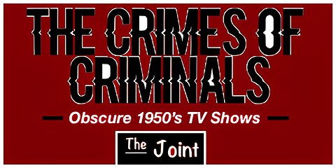 The Joint ☛ Watch bad guys go to the Gray-Bar Hotel! Johnny Staccato, Highway Patrol and Lock Up!