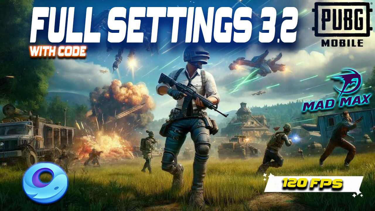 Full Settings || PubgMobile || 120 FPS || Mecha Fusion 3 2 || Ultra HDR || HDR || 2024