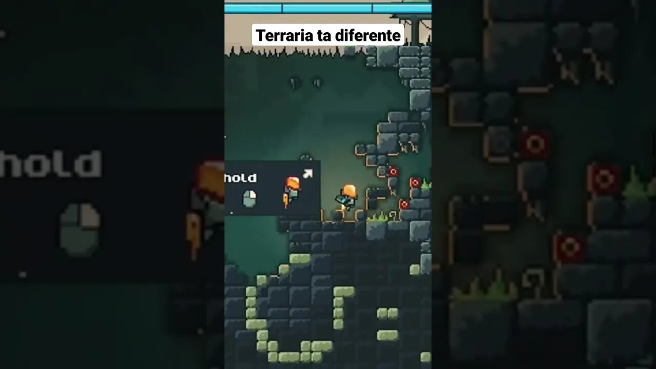 Terraria ta diferente kkk #blastronaut #shorts #roguelike #terraria #pixelgaming