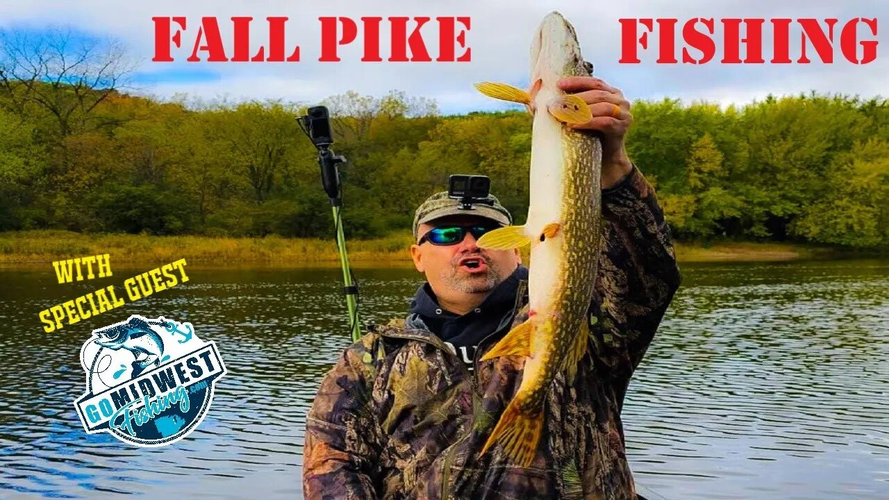 Catching FALL Northern Pike with Go Midwest Fishing