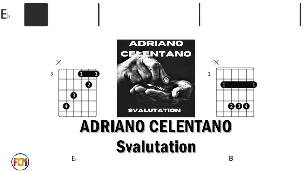 ADRIANO CELENTANO Svalutation - Guitar Chords & Lyrics HD