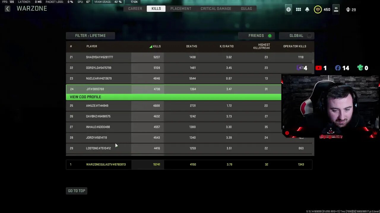 Warzone 2 Ashika Island 3kd+ player