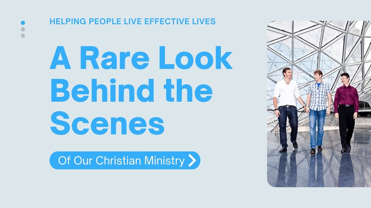 A Rare Look Behind the Scenes of a Christian Ministry