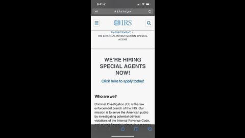 WHAT THE HECK IS THE IRS HIRING FOR? HITMEN!!???