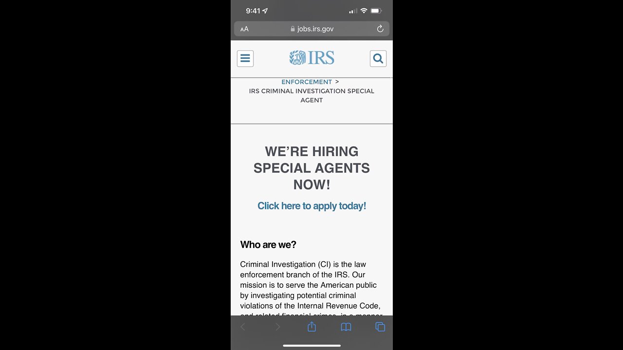 WHAT THE HECK IS THE IRS HIRING FOR? HITMEN!!???