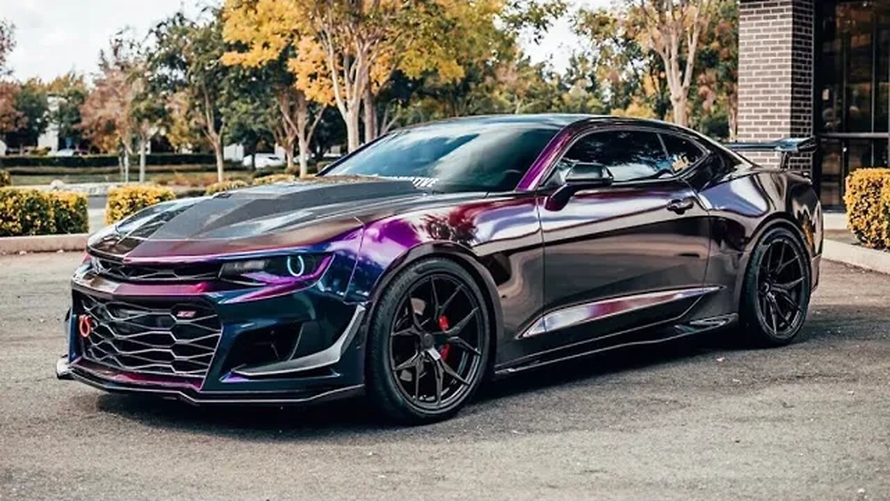 DEEP SPACE Camaro SS | How Colorshifting Wraps Can Give That Extra WOW Factor