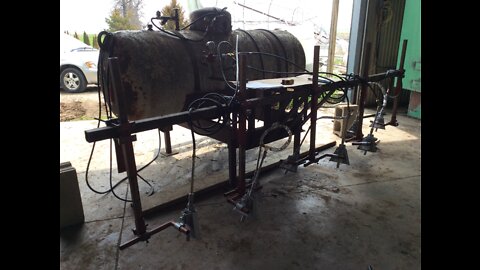 5 Row Weed Flame Throwers Rebuilt and Modified