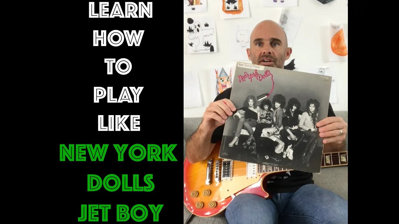 How To Play Jet Boy by The New York Dolls! - Intermediate Guitar Players