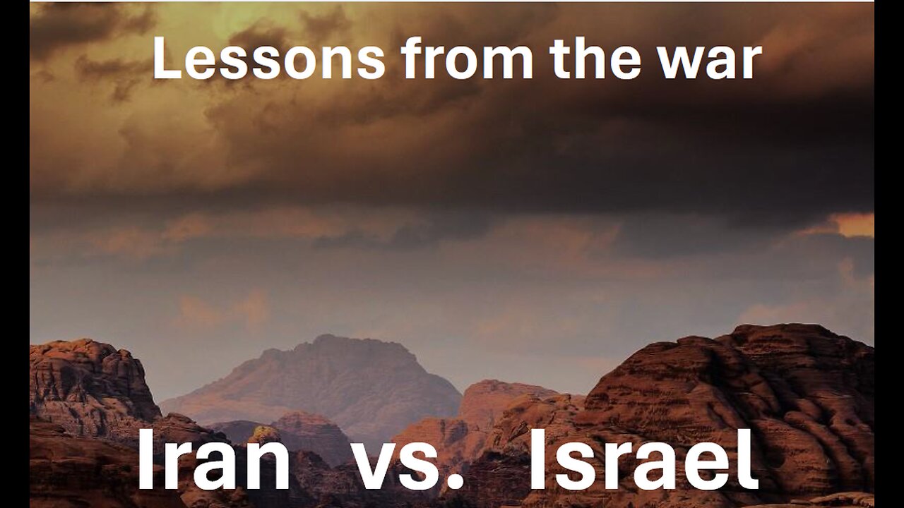 Short but Hard lessons from the 1-day Iran-Israel war