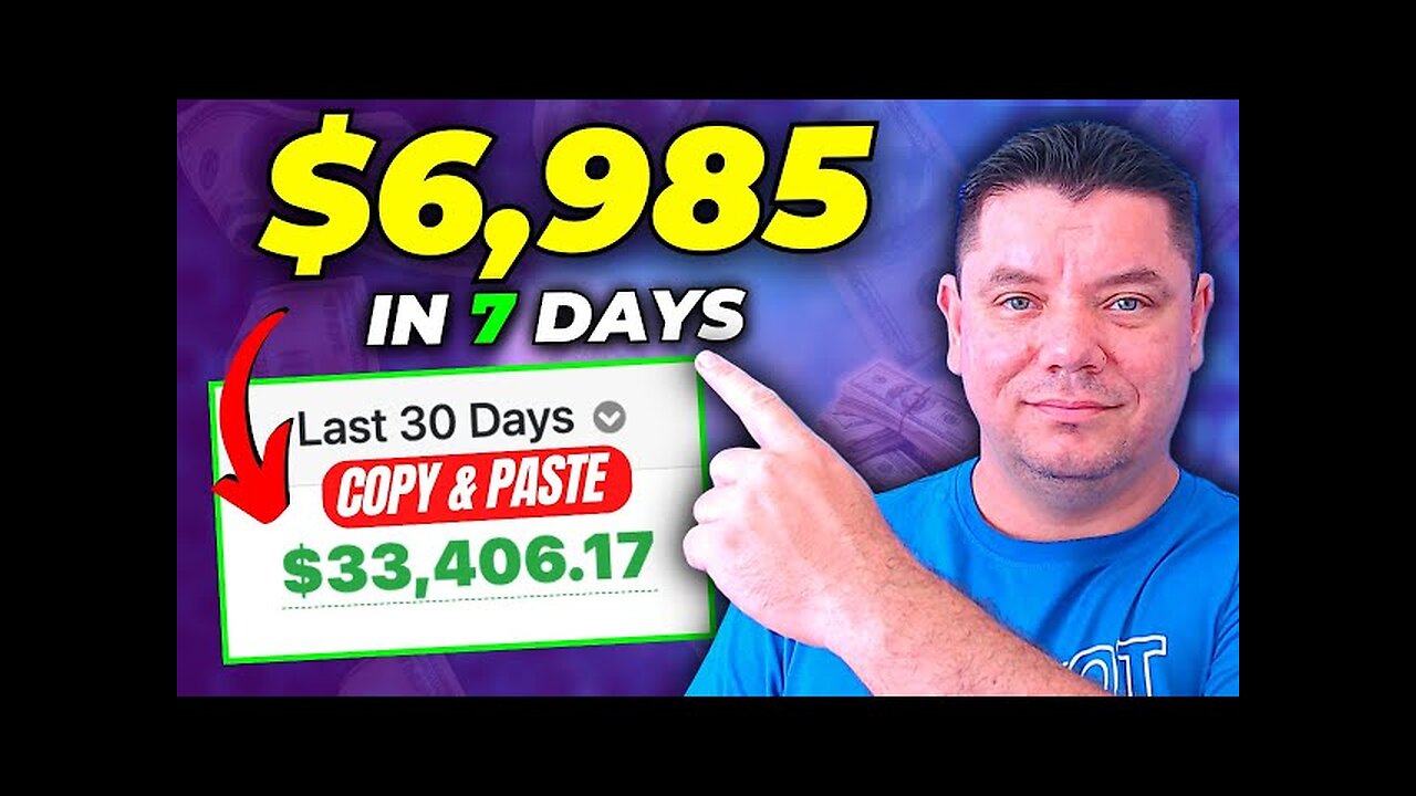 Affiliate Marketing Tutorial: Copy & Paste THIS to Make $6,985 a Week! (NO MONEY NEEDED)