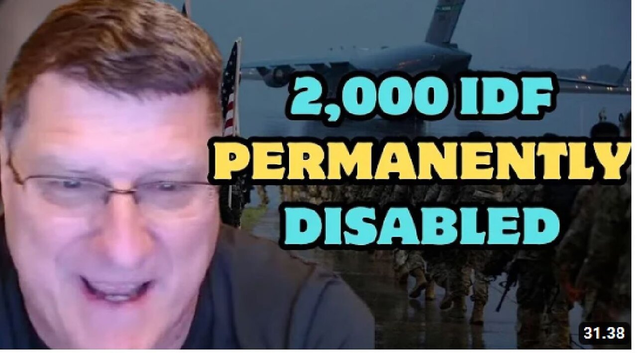 Scott Ritter: 2,000 IDF permanently disabled, Israel actually lost this war to Ham*s