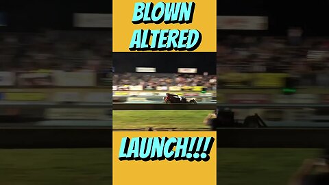 Blown Altered Launch at Night With Flames! #shorts