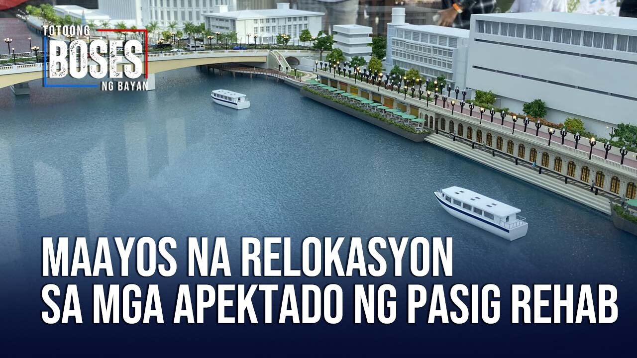 Relokasyon sa 10K informal settler families na maaapektuhan ng Pasig river rehab, tiniyak ng DHSUD