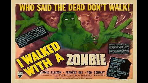 Val Lewton's I WALKED WITH A ZOMBIE 1943 Woman May be Under a Zombie Voodoo Spell FULL MOVIE