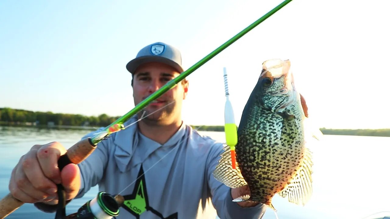 Super Simple Bobber Setup for Crappie fishing in THICK weeds